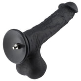 Hismith 12.4 Inch Silicone Black Super Size – Large Silicone Dildo Sex Machine Attachments